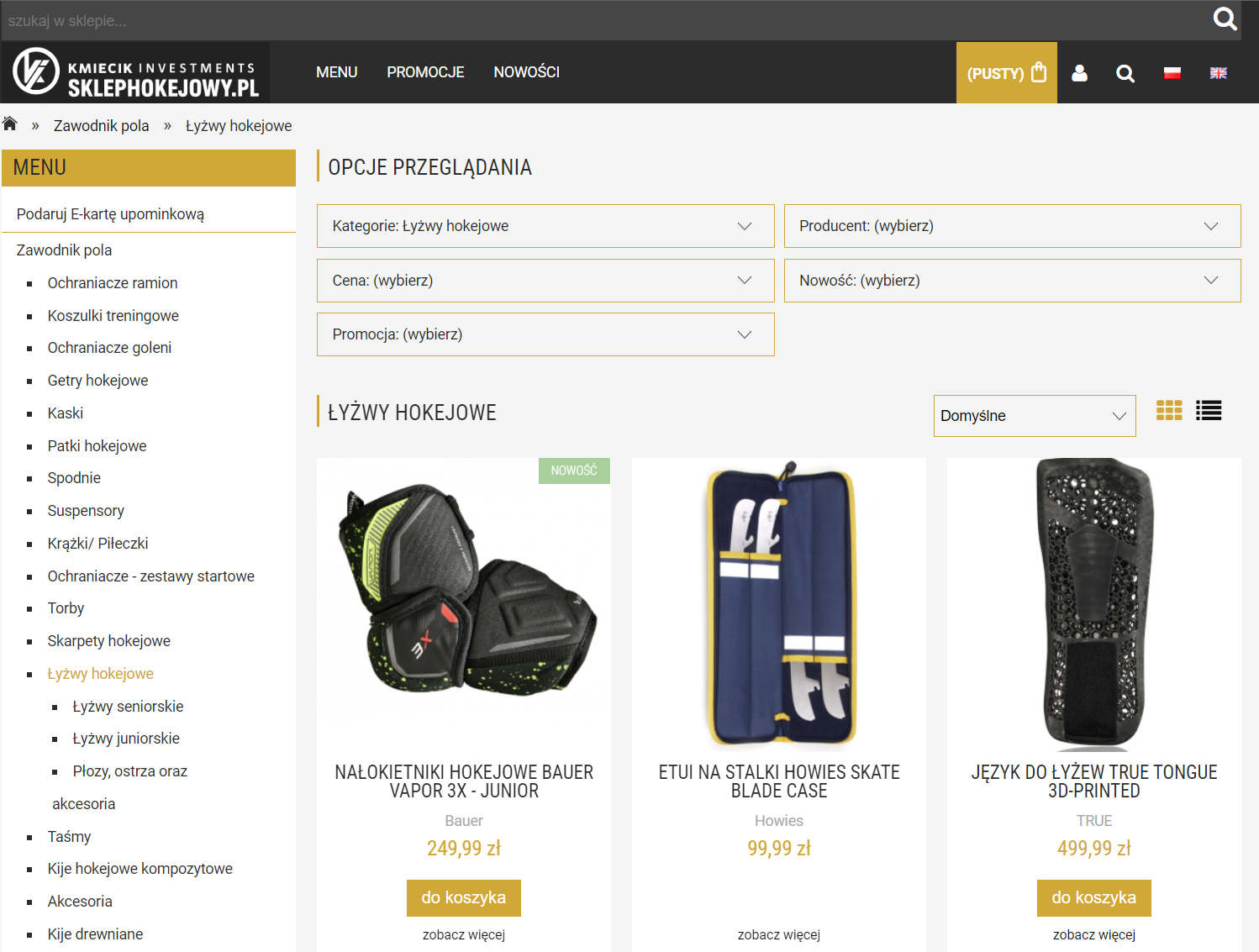 Łyżwy hokejowe dla dzieci, młodzieży i dorosłych - jak dobrać odpowiedni model?