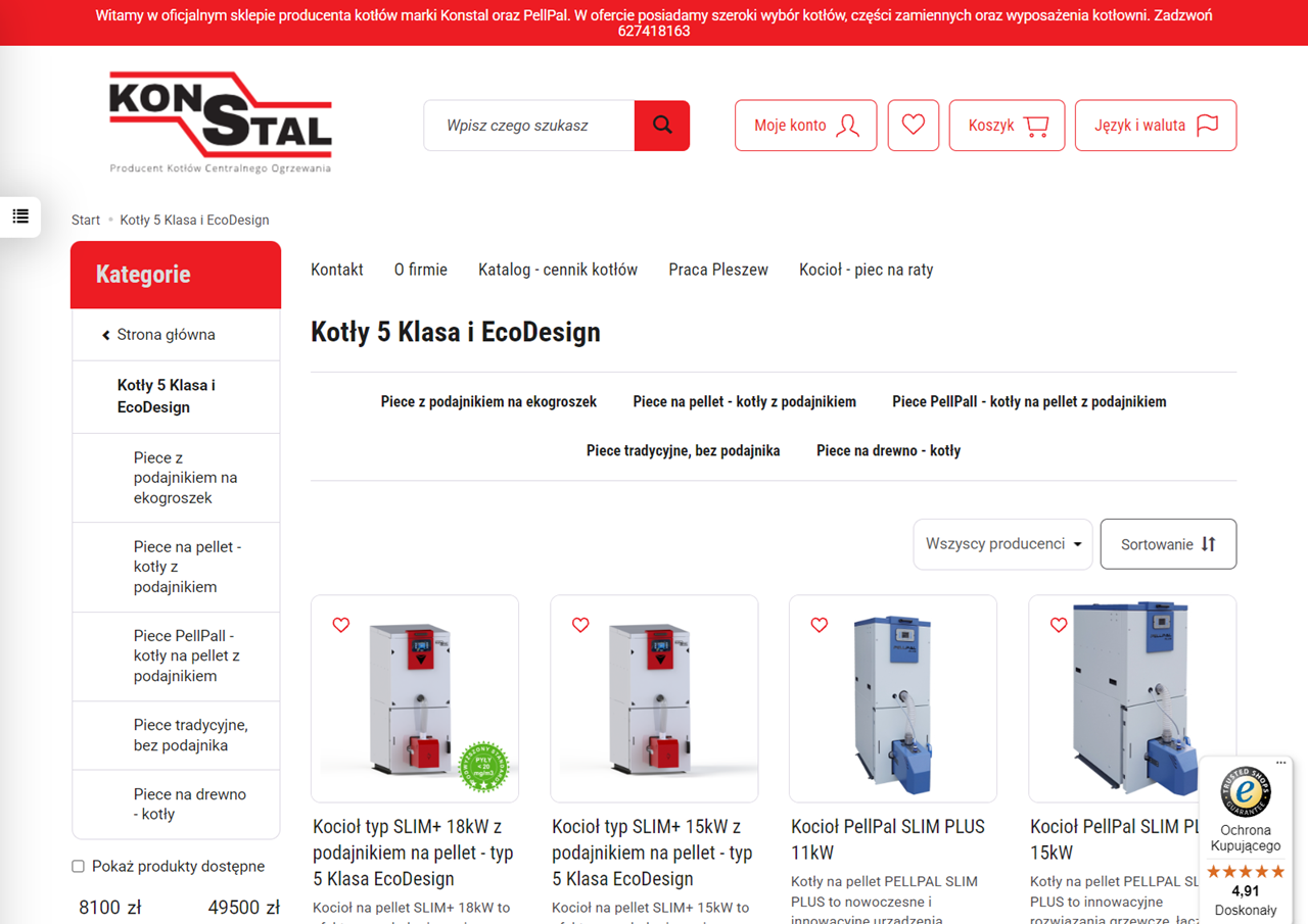 Czym charakteryzuje się kocioł 5 klasy?