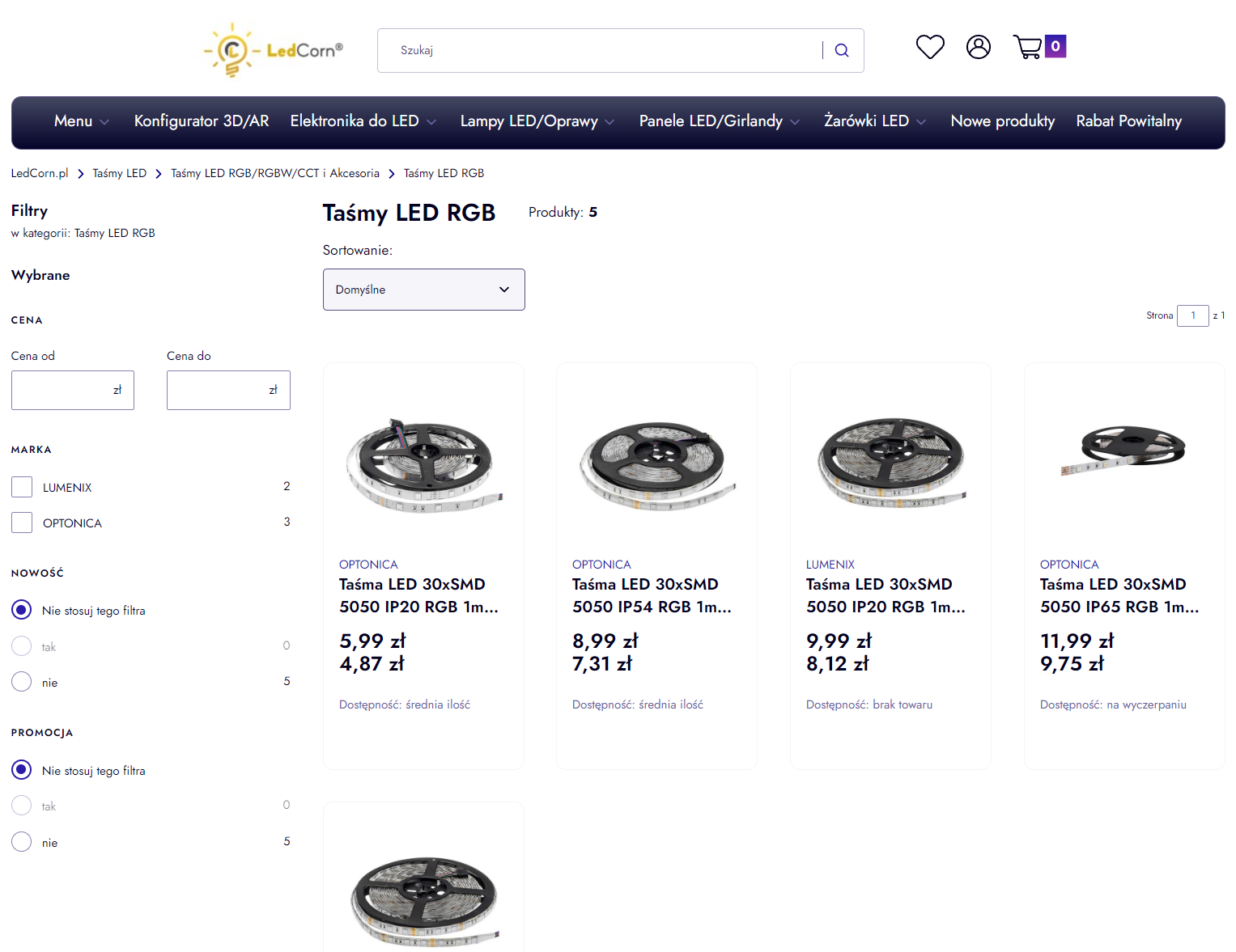 Światło, które podkreśla charakter wnętrza - taśmy LED RGB