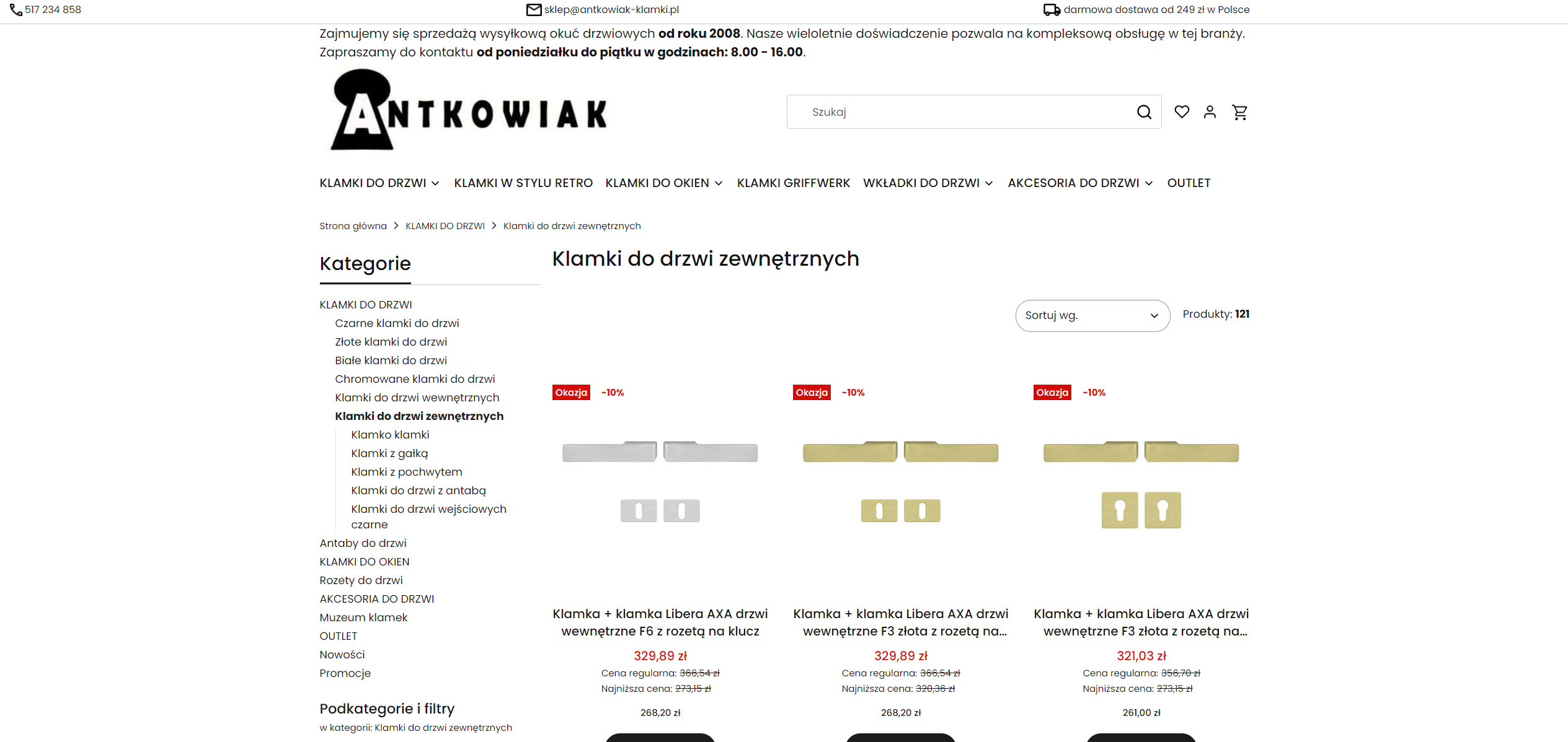 Klamki do drzwi zewnętrznych - czym różnią się od modeli do wnętrz?