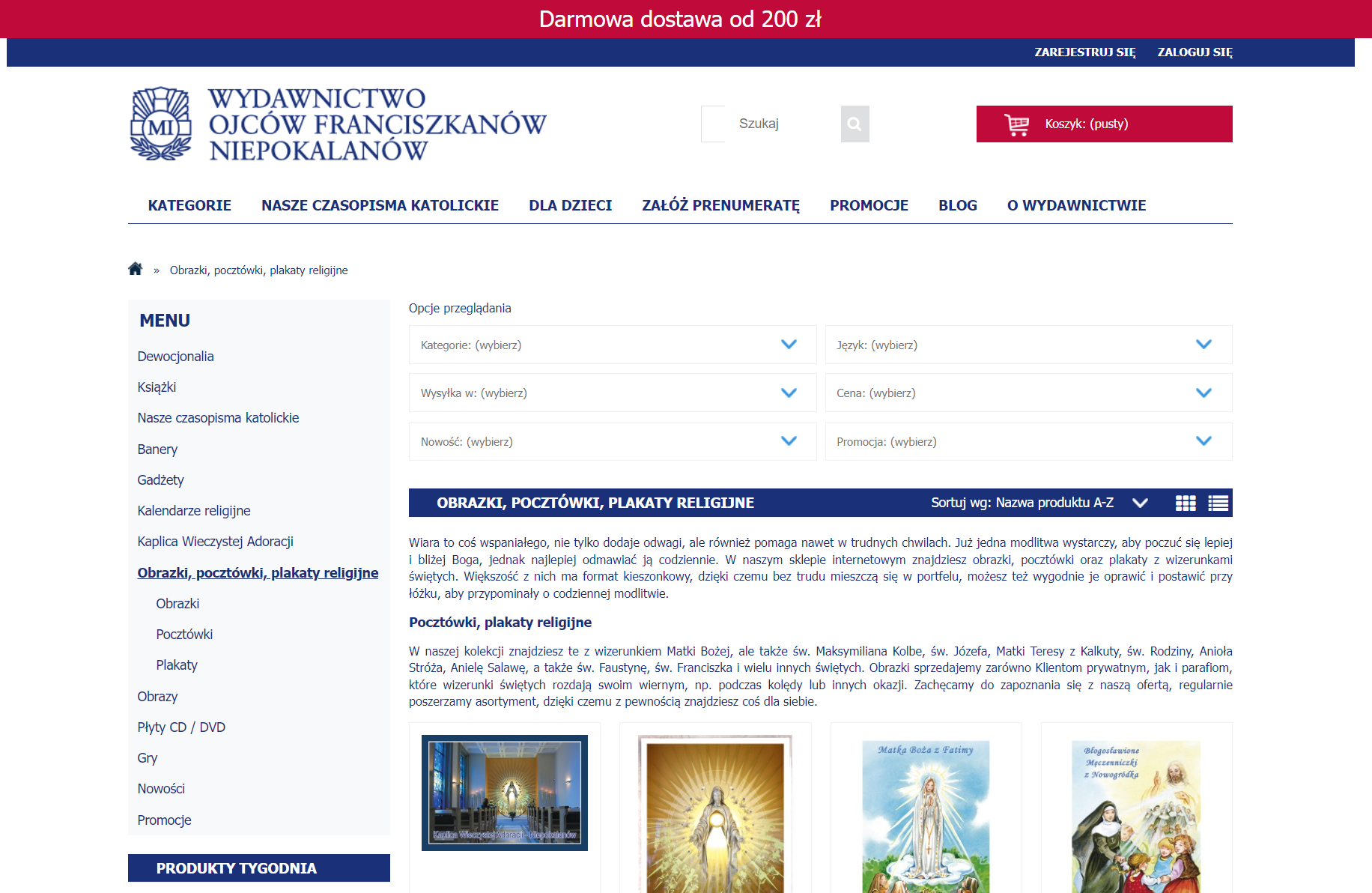 Jakie obrazki religijne rozdaje się podczas uroczystości kościelnych?