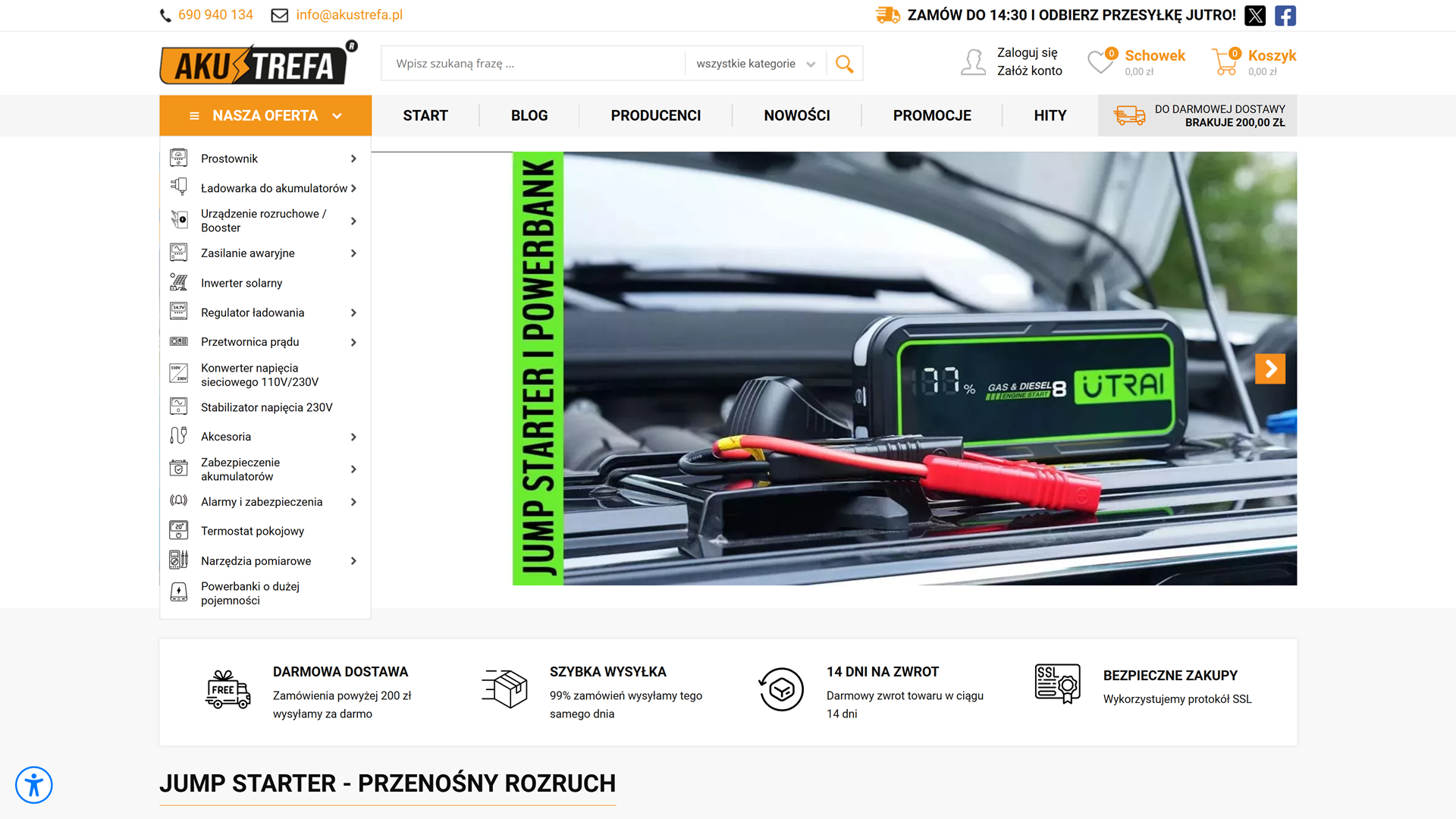 Sklep z akumulatorami - jak rozpoznać profesjonalny punkt sprzedaży?