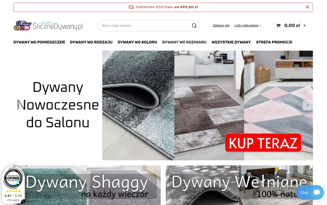Zrzut ekranu strony