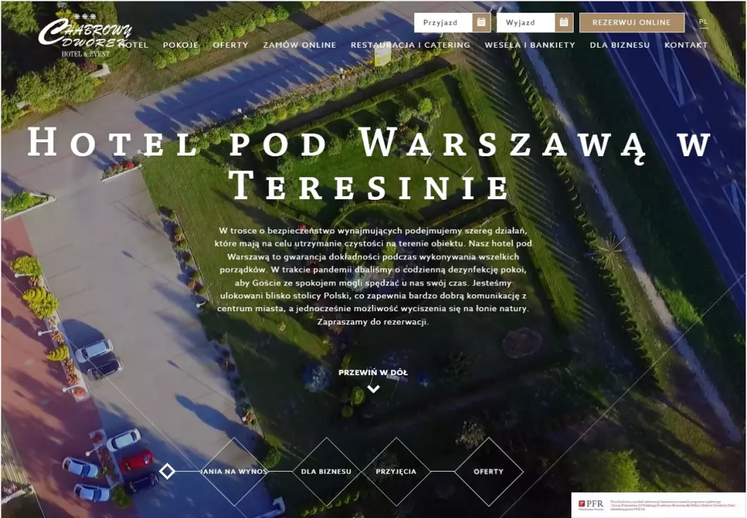 Zrzut ekranu strony
